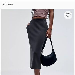 Lululemon Softstreme High Rise Midi Skirt